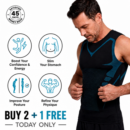 StratumFit™ | Men's Compression Shaping Top — Flatter Stomach Instantly